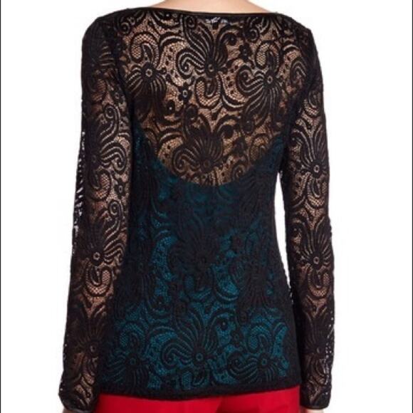 Tart Collection Adara Lace Layered Top Small - Picture 2 of 8
